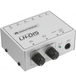 Omnitronic LH-015 2-Channel Mic/Line Mixer TILBUD NU kanals linje kanal
