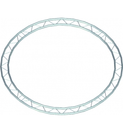 Alutruss BILOCK Circle d=2m (inside) horizontal indvendig vandret cirkel inde