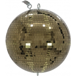 Eurolite Mirror Ball 30cm gold TILBUD NU spejlkugle spejl bold guld
