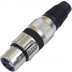 Omnitronic XLR socket 3pin bk 10x TILBUD NU