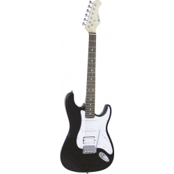 Dimavery ST-312 E-Guitar, black TILBUD NU sort