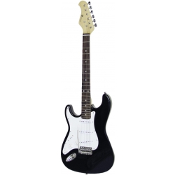 Dimavery ST-203 E-Guitar LH, black TILBUD NU sort