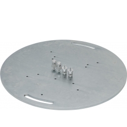Alutruss Steel Base Plate round type A baseplatte grundlag runde plade stål