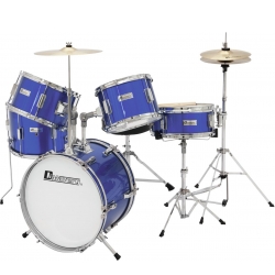 Dimavery JDS-305 Kids Drum Set, blue TILBUD NU trommesæt tromme børn blå sæt