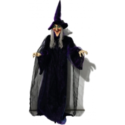 Europalms Halloween Figure Witch, animated 175cm europalmer animeret figur heks