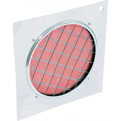 Eurolite Red Dichroic Filter silver Frame PAR-56 TILBUD sølvramme ramme sølv rød