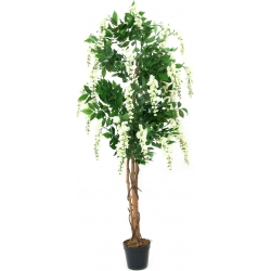 Europalms Wisteria, artificial plant, white, 150cm TILBUD NU hvid