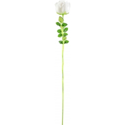 Europalms Crystal rose, white, artificial flower, 81cm 12x TILBUD krystal hvid