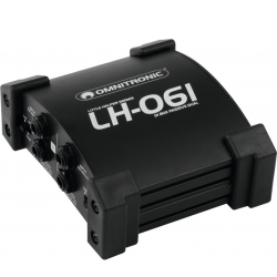 Omnitronic LH-061 PRO Passive Dual DI Box TILBUD NU passiv boks