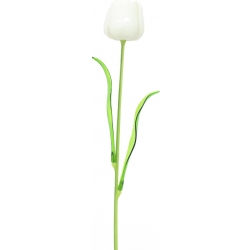 Europalms Crystal tulip, artificial flower, white 61cm 12x tulipan krystal hvid