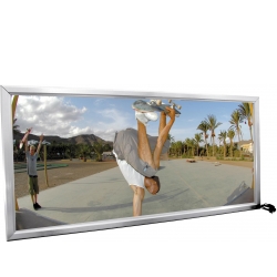Europalms Illuminated billboard, aluminium, 1x2m TILBUD NU oplyst