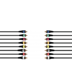 Omnitronic Snake cable 8xRCA/8xRCA 15m TILBUD NU slange kabel