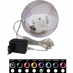 Europalms LED Snowball 15cm, purple TILBUD NU lilla