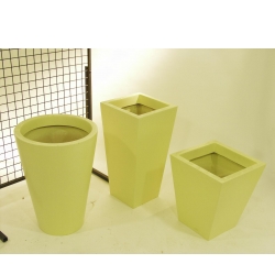 Europalms Fiberglasspot, yellow, 39x45cm TILBUD NU gul