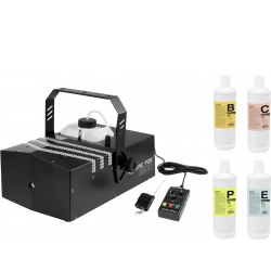 Eurolite Set Dynamic Fog 1200 + fluids TILBUD NU dynamisk væsker tåge sæt
