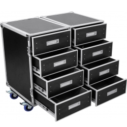 Roadinger Universal Roadie Case Double Drawer DD-2 universel tilfælde dobbelt