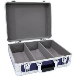 Roadinger CD Case ALU digital booking rounded blue TILBUD afrundet tilfælde blå