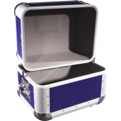 Roadinger Record Case ALU 50/50, rounded, dark blue tilfælde afrundet mørkblå