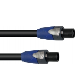 PSSO Speaker cable Speakon 2×4 3m bk højttalerkabel løftdenløsem højttaler løse