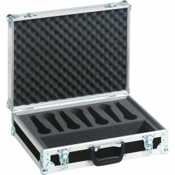 Roadinger Microphone Case Road 7 Microphones black mikrofoner mikrofon tilfælde