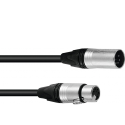 PSSO DMX cable XLR 5pin 0,5m bk Neutrik TILBUD løftdenløsem kabel løft løse den