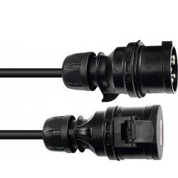 PSSO CEE Extension 16A 5×2.5 25m Black Edition løftdenløsem forlængelse løse
