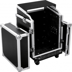 Roadinger Special Combo Case LS5 Laptop Desk, 12U skrivebord tilfælde bærbar