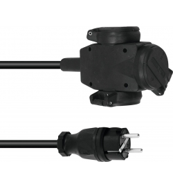 PSSO Extension 3×1.5 5m 3-fold bk løftdenløsem forlængelse folde løse løft den