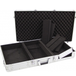 Roadinger Universal Console DIGI-1 2xCD/1xM-10 sil TILBUD universel konsol sølv