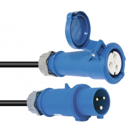 PSSO CEE Extension 16A 3x2.5 10m blue løftdenløsem forlængelse løse løft den