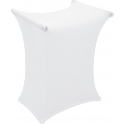 Europalms Cover for Keyboard Stand white dækkeover tastatur dække hvid over til