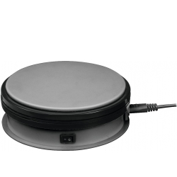 Europalms Rotary Plate 15cm up to 5kg silver TILBUD NU plade sølv til op