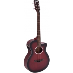 Dimavery AW-400 Western guitar, redburst TILBUD NU vestlig