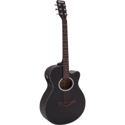 Dimavery AW-400 Western guitar, black TILBUD NU vestlig sort