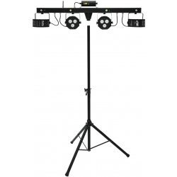 Eurolite Set LED KLS Laser Bar FX + M-3 Speaker-system stand højttaler stativ