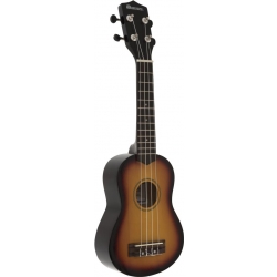 Dimavery UK-200 Ukulele, soprano, sunburst TILBUD NU sopran