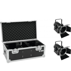 Eurolite Set 2x LED THA-60PC + Case TILBUD NU tilfælde taske sæt