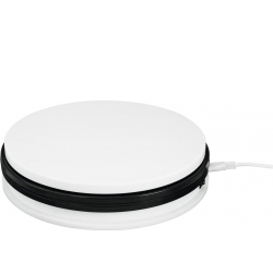 Europalms Rotary Plate 45cm up to 40kg white TILBUD NU plade hvid til op