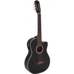 Dimavery CN-600E Classical guitar, black TILBUD NU klassisk