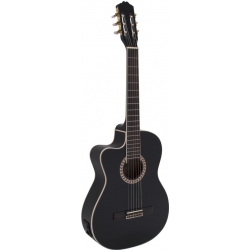 Dimavery CN-600L Classical guitar, black TILBUD NU klassisk sort