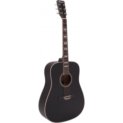 Dimavery STW-40 Western guitar, black TILBUD NU vestlig sort