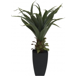 Europalms Agave plant with pot, artificial plant, 75cm TILBUD plante gryde med
