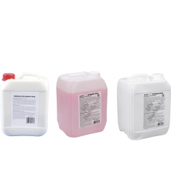 Eurolite Set 3x UV Bubble Fluid 5l yellow + red + blue boble væske gul blå rød