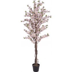 Europalms Cherry tree with 4 trunks, pink, 150 cm kirsebærtræ kufferter trunker