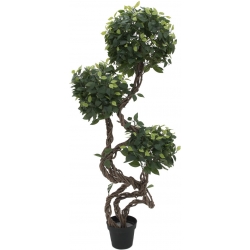 Europalms Ficus spiral trunk, artificial plant, 160cm spiralformet spiralstamme