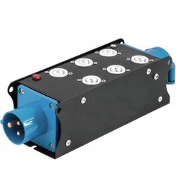 Eurolite SAB-62X Power Split Box TILBUD NU strøm dele boks