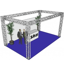 Alutruss Truss Set QUADLOCK 6082 rectangle 7x4x3.5m (WxDxH) rektangel bxdxh sæt