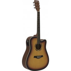 Dimavery DR-520 Western Guitar Dreadnought, sunburst TILBUD NU