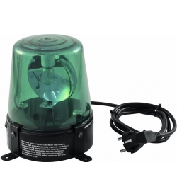 Eurolite – Roterende blink GRØN, 15W m. 230V netstik TILBUD NU blinke