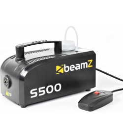BeamZ S500P Mini røgmaskine 500W, inkl. 250ml. røgvæs plastrøgemaskine inklusive